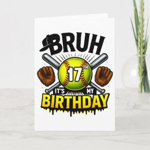 Carte C'est mon 17e anniversaire Les garçons douces 17 a