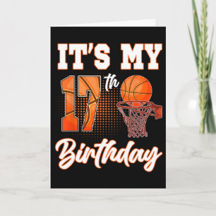 Carte C'est mon 17e anniversaire Thème de soirée squelet