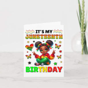 Carte C'est mon 19e anniversaire du Junet19 Juin pour le