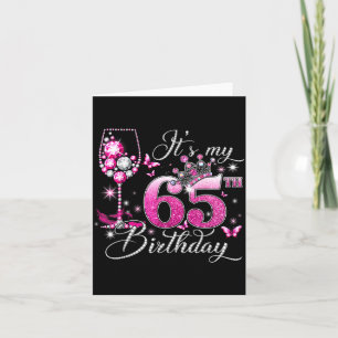 Carte C'est mon 65e anniversaire Nk 65 ans Anniversaire
