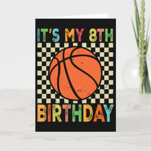 Carte C'est mon 8e anniversaire Sketll 8 ans joueur amou