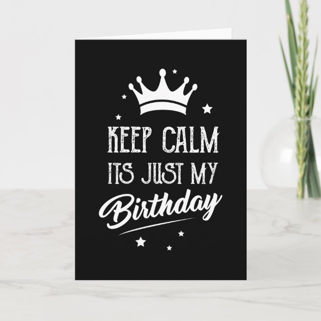 Carte C'est mon anniversaire (Devant)