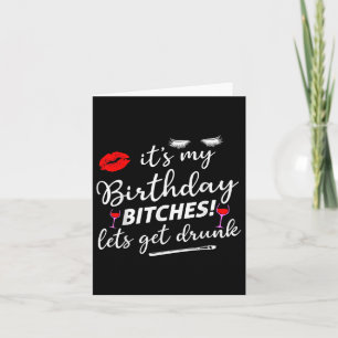 Carte C'Est Mon Anniversaire Es Laissons S'Épuiser