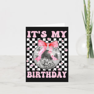 Carte C'est mon anniversaire Groovy Adolescentes Filles