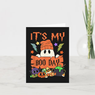 Carte C'Est Mon Boo Day Boday Enfants mignonette Fantôme
