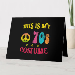 Carte C'est mon costume des années 70 vintage drôle groo