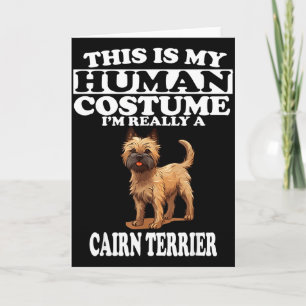 Carte C'est Mon Costume D'humain Je Suis Réellement Un C