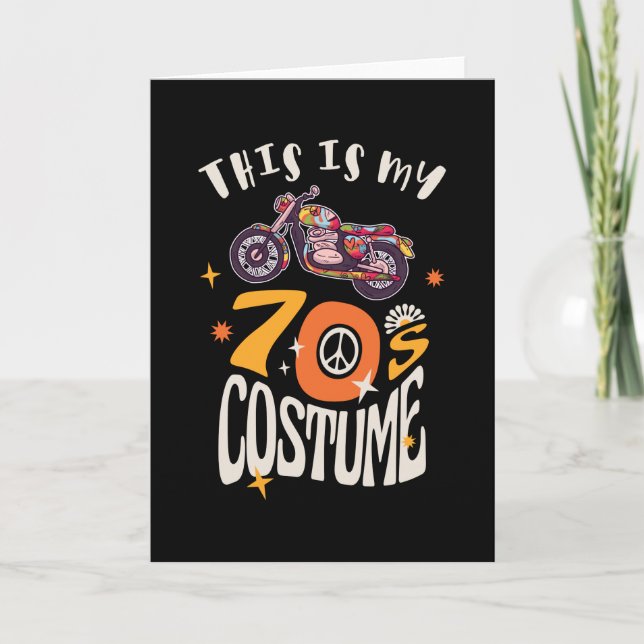 Carte C'est mon costume les années 70 (Devant)