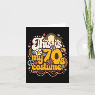 Carte C'est mon déguisement de fête sur le thème des ann