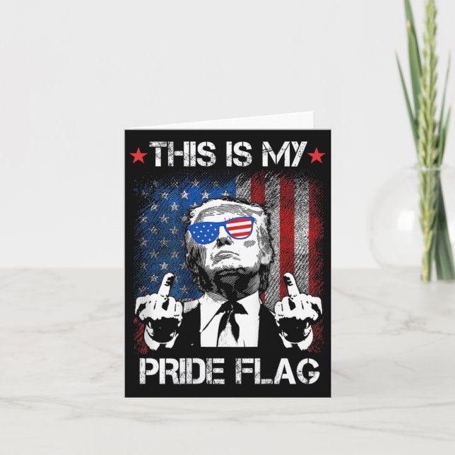 Carte C'Est Mon Drapeau De Fierté 4 juillet Américain Su (Devant)