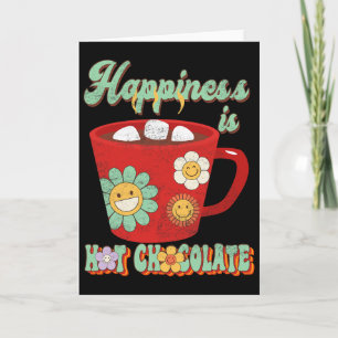 Carte C'Est Mon Pajama De Noël Bonheur Chocolat Chaud