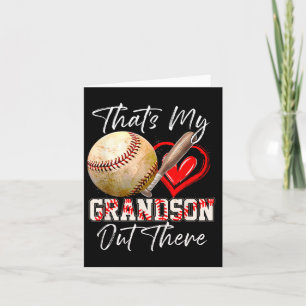 Carte C'est mon petit-fils là-bas vendant grand-mère Mèr