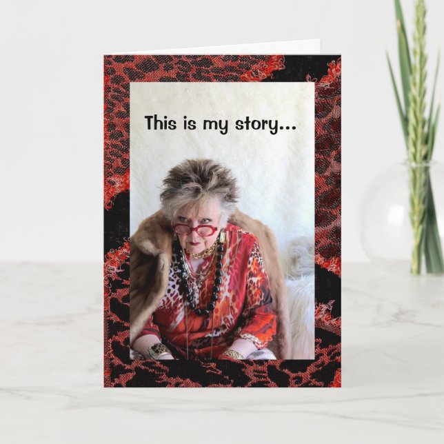 Carte C'est mon serment de secret histoire humoristique (Devant)