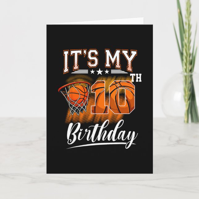 Carte C'est mon thème de squelette d'anniversaire de 10  (Devant)