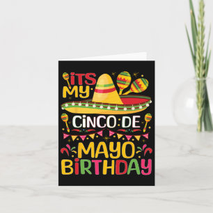 Carte C'est My Cinco De Mayo Anniversaire 5 mai Annivers