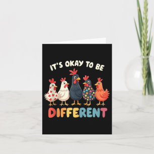 Carte C'Est Ok D'Être Différent Mignonne Puzzle Autisme