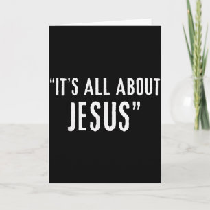 Carte C'est tout sur Jésus chrétien patriote