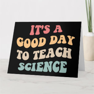 Carte C'est un bon jour pour enseigner les sciences II