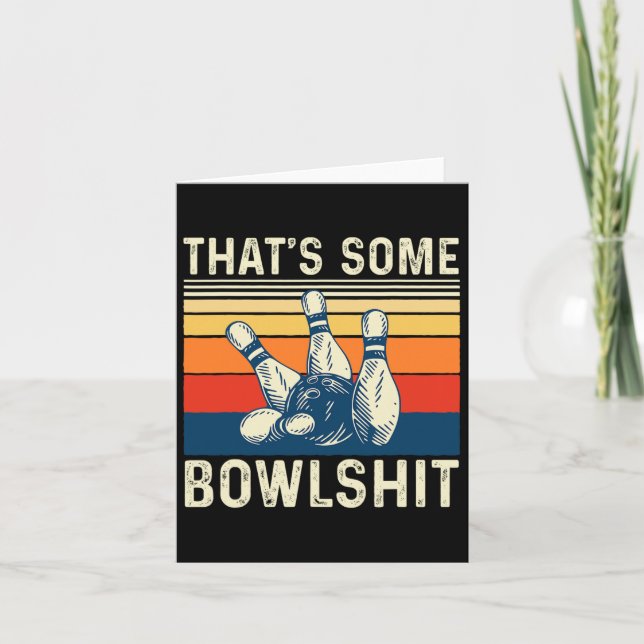 Carte C'est un Bowl - Bowling Bowler (Devant)