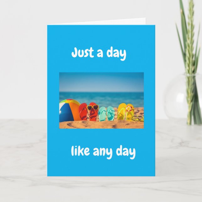 CARTE C'EST UN "JOUR SPÉCIAL" QUAND VOUS AVEZ FAIT "50" (Devant)