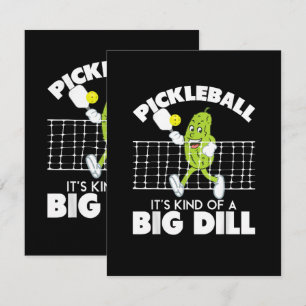 Carte C'est un peu une grosse affaire - Pagaie de pickle