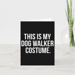 Carte C'est un T-shirt drôle de costume de promeneur de
