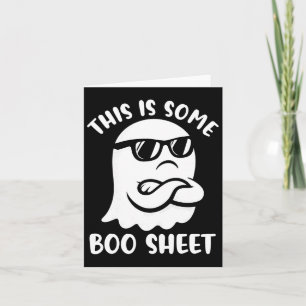 Carte C'est une chemise Boo Sheet pour femmes hommes enf