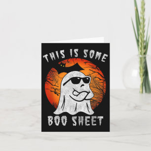 Carte C'Est Une Feuille De Boite Ghost Halloween Costume