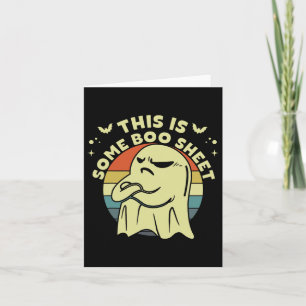 Carte C'Est Une Feuille De Boite Ghost Halloween Costume