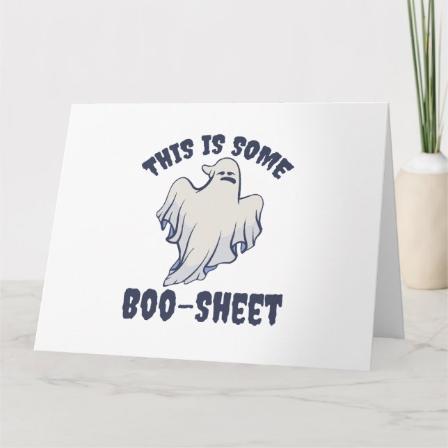 Carte C'est une feuille de Boo Sassy Ghost  (Devant)