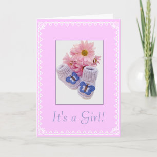 Carte C'est une fille !