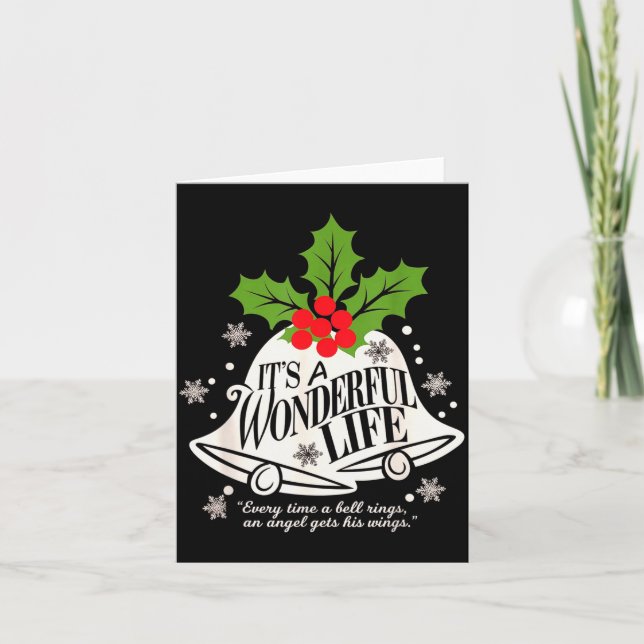 Carte C'est une vie merveilleuse chaque fois qu'une cloc (Devant)