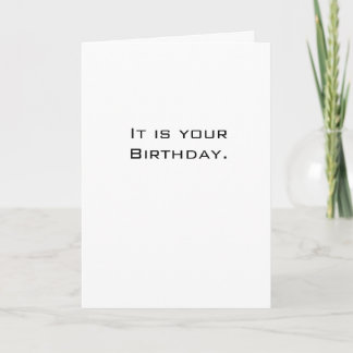 Carte C'est votre anniversaire