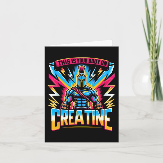 Carte C'Est Votre Corps Sur Creatine WorkGym (Devant)