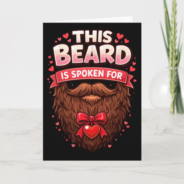 Carte Cette barbe est réservée Drôle de barbe Saint-Vale (Devant)
