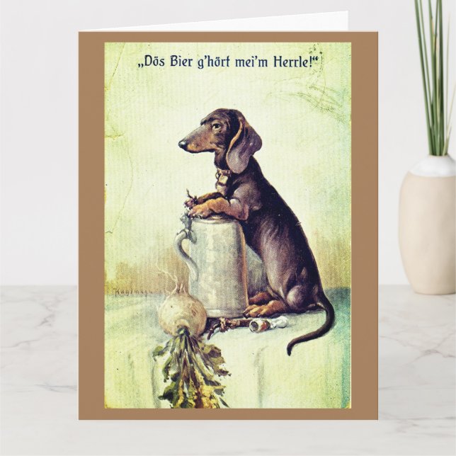 Carte Cette bière appartient à mon maître ! (Devant)