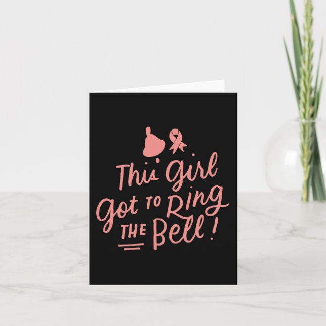 Carte Cette fille a fait sonner la Bell Chemo Grad Breas (Devant)