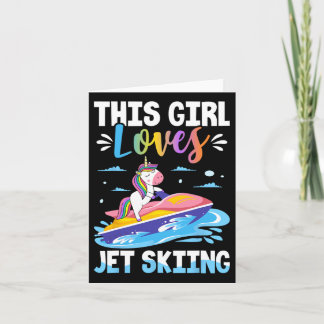 Carte Cette Fille Aime Jet Ski Jet Ski Fille Ski Féminin