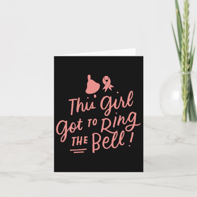 Carte Cette Fille Est Arrivée À Ring La Bell Chemo Grad  (Devant)