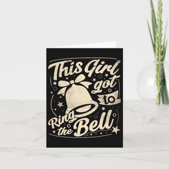 Carte Cette Fille Est Arrivée À Ring La Bell Chemo Grad  (Devant)