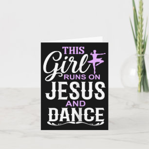 Carte Cette Fille Se Dirige Sur Jésus Et Danse Christian