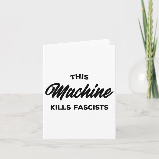 Carte Cette machine tue les fascistes 1 (Devant)