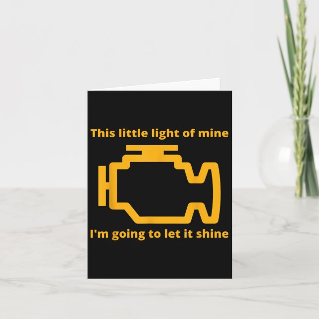 Carte Cette Petite Lumière À Moi - Vérifier La Lumière D (Devant)