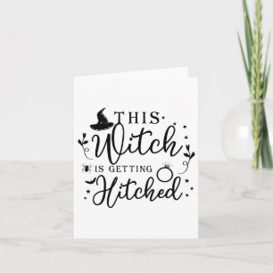 Carte Cette Sorcière Est Atteinte Automne Thanksgi