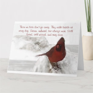 Carte "Ceux que nous aimons ne disparaissent pas"