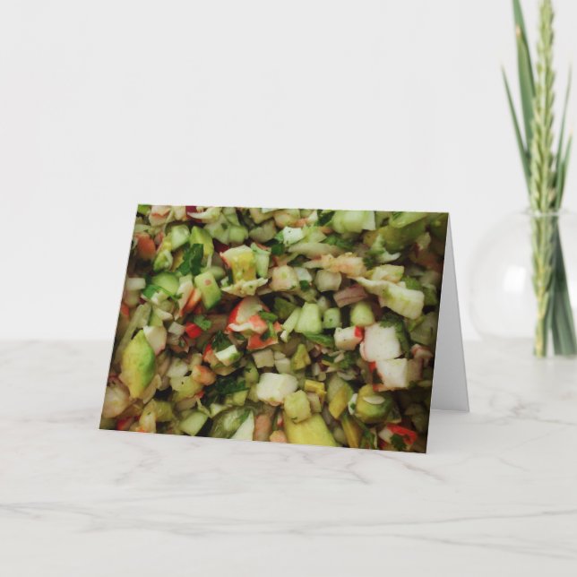 Carte "Ceviche" (Devant)