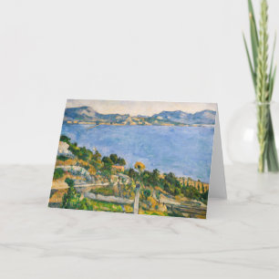 Carte Cézanne - Golfe de Marseille vu depuis L'Estaque