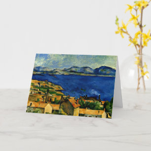 Carte Cezanne - Golfe de Marseille vue de L'Estaque