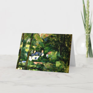 Carte Cézanne - Maisons dans le vert-1881,