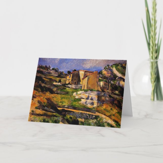 Carte Cezanne - Maisons en Provence (Devant)